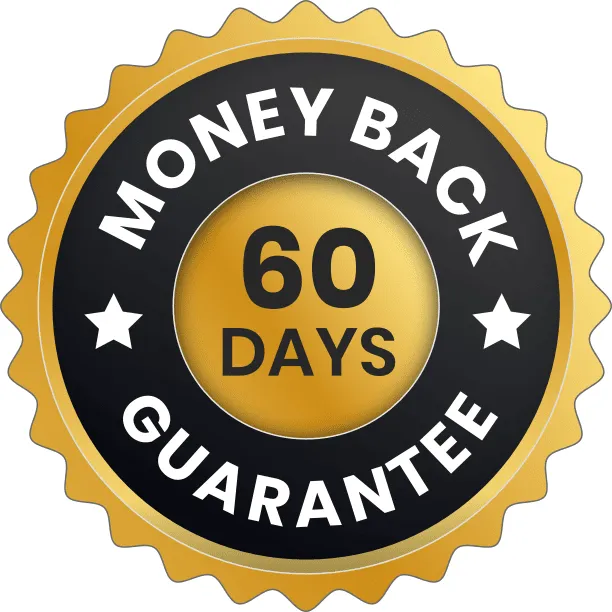 sugar defender 60 day money back guarantee badge