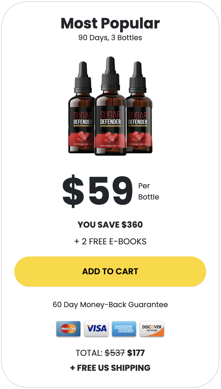 sugar defender 180 day supply best value six bottle package